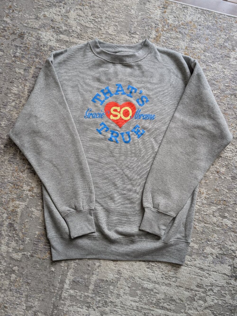Gracie Abrams That's So True Crewmeck Sweatshirt Size Small NEW